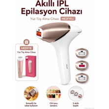 Philips Yeni 3 Akıllı Başlıklı (Yüz&vücut&hassas Bölge) Ipl Lazer Epilasyon Cihazı 450.000 Uzun Ömürlü Kullanım