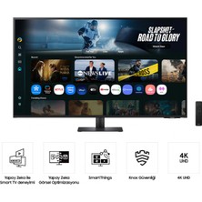 Samsung 43" 4 Ms 60 Hz HDR10 4K UHD Va Akıllı Monitör