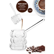 Empressco Içme Şekeri Borosilikat Cam Cezve 400ML, Dayanıklı ve Şık Tasarım