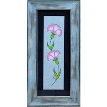 E38 El Işçiliği Suluboya Tablo - 16*32 cm - 6532