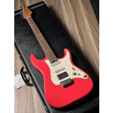 Soloking Ms-11 Classic Mkıı With Rosewood Fb In Fiesta Red W/gigbag
