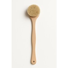Madame Naturel %100 Doğal At Kılı Banyo Sırt Fırçası (Uzun Saplı )(Selülit Karşıtı)(Islak ve Kuru Kullanıma Uygun)
