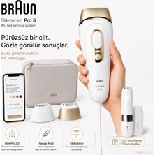 Braun Ipl Lazer Epilasyon Aleti Çift Başlıklı Yüz ve Vücut Uyumlu Ev Tipi Akıllı Sensörlü Hızlı Atımlı Tüy Azaltıcı Kaliteli Bakım Cihazı