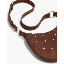 Parfois Kadın Zımba Detaylı Deri Görünümlü Çapraz Askılı Çanta