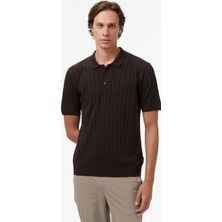 Nautica Erkek Kahverengi Classic Fit Polo