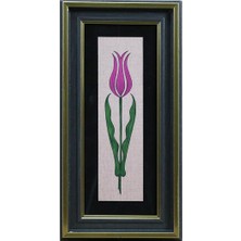 E38 El Işçiliği Suluboya Tablo - 16*32 cm - 6537