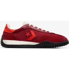 Converse Run Star Trainer Unisex Kırmızı Deri Sneaker