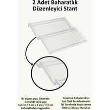 Empressco Çekmece Içi Baharatlık Düzenleyici Stand, 2'li, Yuvarlak Kavanozlara Uyumlu