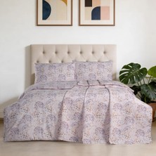 Aryıldız Home Peony Ranforce Baskılı Çift Kişilik Pike