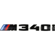 İdeal Aksesuar Bmw M340I Bagaj Yazısı Siyah Renk - Bmw M340I Trunk Emblem Black Color
