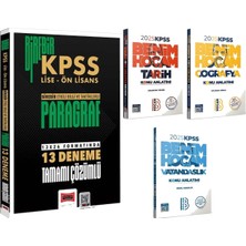 Yargı Yayınevi 2025 Kpss Tarih Coğrafya Vatandaşlık Konu - 2026 Birebir Kpss - Lise - Önlisans Paragraf 13 Deneme
