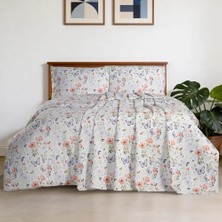 Aryıldız Home Butterfly Ranforce Baskılı Çift Kişilik Pike