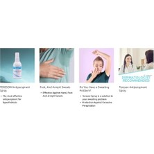 Tereson El,ayak, Koltuk Altı Terleme Önleyici ve Ter Kokusuna Karşı Koruma Antiperspirant Sprey 50 ml