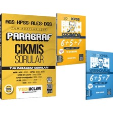 Yediiklim Yayınları 2025 Kpss Coğrafya Vatandaşlık Deneme - Paragraf Pdf Çözümlü Tüm Paragraf Soruları Çıkmış Sorular