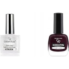 Gel Look Top Coat & Oje Seti