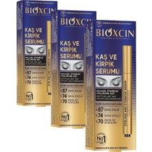 Kaş ve Kirpik Serumu – Biocomplex B11, Hyaluronik Asit, Hint Yağı ve Peptit Içerikli – Gürleştirici ve Uzatıcı Etki – 10 ml (3 Paketi)