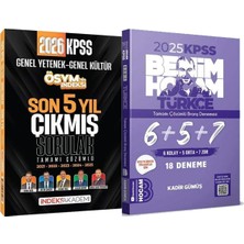 İndeks Akademi Yayıncılık 2025 Kpss Türkçe Tamamı Çözümlü 6+5+7 Deneme - 2026 Kpss Ösym'nin Indeksi Çıkmış Sorular Son 5 Yıl