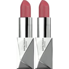 Alix Avien Uzun Süre Kalıcı Nemlendirici Pürüzsüz Etkili Yarı Mat Ruj Satin Lipstick 822 Vivid Aurburn (2 Paketi)