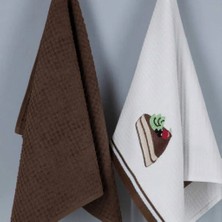 Maxstyle Pamuk Mutfak Havlusu 40X60 cm 2li Browni