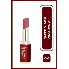 Satiny Lipstick No:06 Peach - Mat Ruj