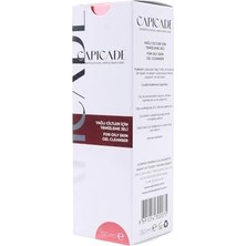 Capicade 150 ml Yağlı Cilt Temizleme Jeli Akne Eğilimli Ciltler İçin %100 Acı Badem Yağı