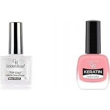 Gel Look Top Coat & Oje Seti