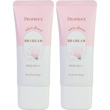 Deoproce Beyazlatıcı ve Işıltı Artırıcı Flower Bb Krem 30 Mililitre No:21 (2 Paketi)