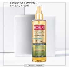 Saç Dökülmesine Karşı Sıvı Saç Kremi – Argan Yağlı, Bitkisel Serumlu, Durulanmayan, Kolay Tarama & Yoğun Bakım, 200 ml (2 Paketi)