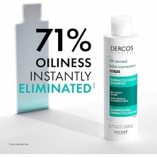 Vıchy Dercos 200 ml Aşırı Yağlanma Karşıtı Şampuan Asi Saçlar İçin Alkol İçermeyen Formül