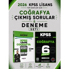Anla Kazan Yayınları Marka 2026 Kpss Coğrafya Çıkmış Sorular & Kpss Coğrafya 6 Deneme Evp Akademi Seti