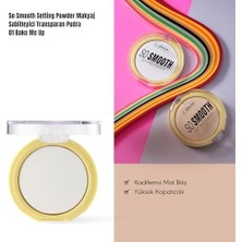 Callista So Smooth Setting Powder Makyaj Sabitleyici Transparan Pudra 01 Bake Me Up