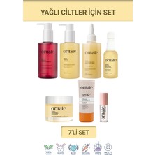 Ornate Yağlı Ciltler Için Dengeleyici Cilt Bakım Seti – 7’li Set