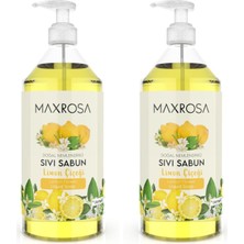 Maxrosa Limon Çiçeği Sıvı Sabun 750 ml 2li Paket
