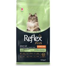 Reflex Plus Kısırlaştırılmış Tavuklu Yetişkin Kedi Maması 1,5 kg