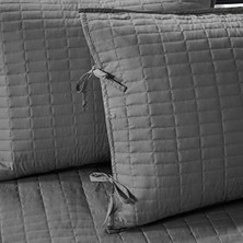 Spaces Daybed Örtüsü - Lüks Çift Taraflı - Kapitone, Yatak Eteği ile Tüm Sezon Rahat Yatak, Uyumlu Şemsiyeler, 75'X39' Kömür Grisi 5 Parça