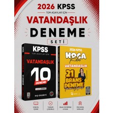 Anla Kazan Yayınları Hoca Kafası 2026 Kpss Vatandaşlık 21 Deneme & Kpss Vatandaşlık 10 Deneme Evp Akademi Seti