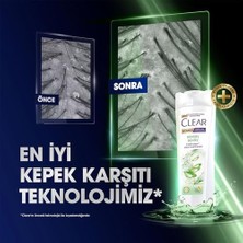 Clear Kepeğe Karşı Etkili Şampuan Bitkisel Sentez Aloe & Çay Ağacı Yağı 350 ml