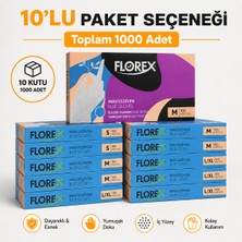 Prozirve Florex Tek Kullanımlık Hibrit Eldiven 100’LÜ x 10 Paket – Yumuşak, Elastik, Lateks Içermez