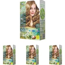 Natural Beauty Amonyaksız Set Saç Boyası 8.3 Bal Köpüğü (4 Paketi)