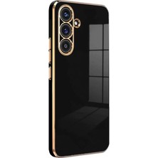 Drop Tedarik Samsung Galaxy S24 Fe Kılıf Volet Silikon - Siyah