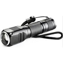 Herşey Trend F-82 T6 LED Zoomlu 2000 Lm Yüksek Işık Şarjlı El Feneri