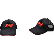 Wily Wear Sandviç Siperli Fileli Siyah Balıkçı Şapkası