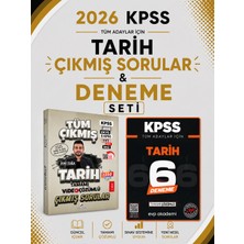 Anla Kazan Yayınları Dizgi Kitap 2026 Kpss Tarih Tüm Sınavlar Çıkmış Sorular & Kpss Tarih 6 Deneme Evp Akademi Seti