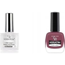 Gel Look Top Coat & Oje Seti