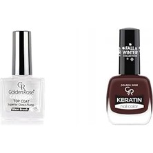 Gel Look Top Coat & Oje Seti