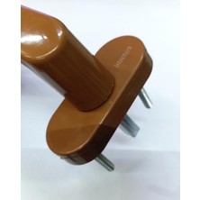 Brf Store Bascisell Ömür Boyu Garantili Kahve Rengi Pvc Doğrama Pencere Kolu Içi Demir