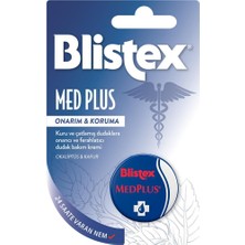 Brf Store Bascisell Blistex Medplus Kavanoz Kuru ve Çatlamış Dudaklara Onarıcı ve Ferahlatıcı Dudak Bakım Kremi Spf 15