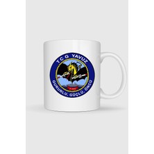 Bahriyeli Collection  Tcg Yavuz Logo Baskılı Kupa Bardak