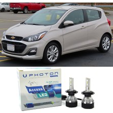 Photon Chevrolet Spark LED Xenon Uzun + Kısa Far Ampulü H4 Access Yeni Seri Beyaz