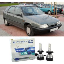Photon Citroen Zx LED Xenon Uzun + Kısa Far Ampulü H4 Access Yeni Seri Beyaz